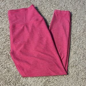 Beyond Yoga Light Pink Spacedye 7/8 Leggings